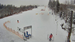 Kamera u nástupu na vlek svah A