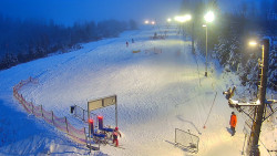 Kamera u nástupu na vlek svah A