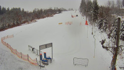 Kamera u nástupu na vlek svah A