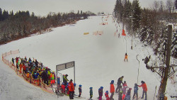 Kamera u nástupu na vlek svah A