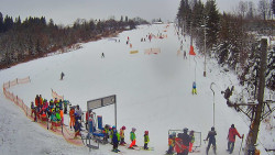 Kamera u nástupu na vlek svah A