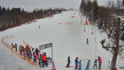 Kamera u nástupu na vlek svah A