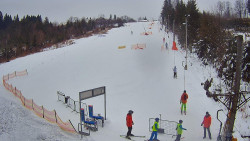 Kamera u nástupu na vlek svah A