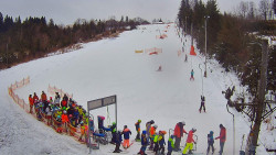 Kamera u nástupu na vlek svah A