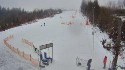 Kamera u nástupu na vlek svah A