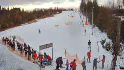 Kamera u nástupu na vlek svah A