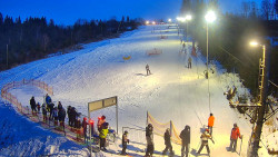 Kamera u nástupu na vlek svah A