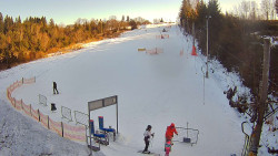 Kamera u nástupu na vlek svah A