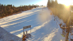 Kamera u nástupu na vlek svah A