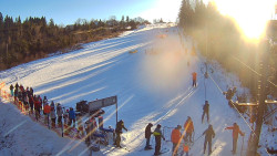 Kamera u nástupu na vlek svah A