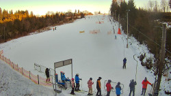 Kamera u nástupu na vlek svah A