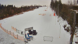 Kamera u nástupu na vlek svah A