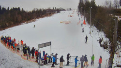 Kamera u nástupu na vlek svah A