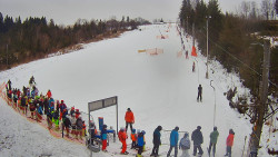 Kamera u nástupu na vlek svah A