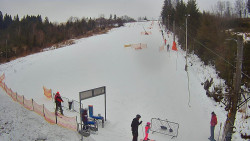 Kamera u nástupu na vlek svah A