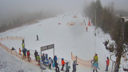 Kamera u nástupu na vlek svah A