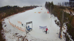 Kamera u nástupu na vlek svah A