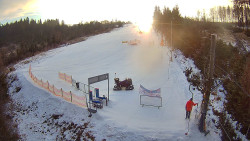 Kamera u nástupu na vlek svah A