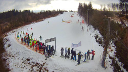 Kamera u nástupu na vlek svah A