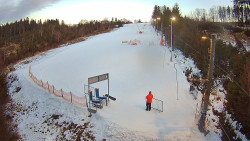Kamera u nástupu na vlek svah A