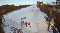 Kamera u nástupu na vlek svah A