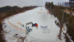 Kamera u nástupu na vlek svah A