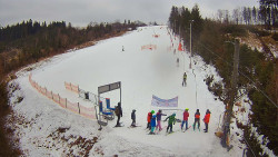 Kamera u nástupu na vlek svah A