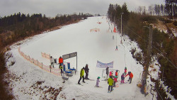 Kamera u nástupu na vlek svah A