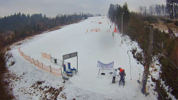 Kamera u nástupu na vlek svah A