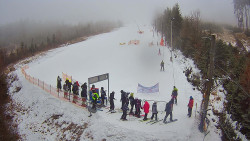 Kamera u nástupu na vlek svah A