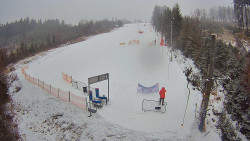 Kamera u nástupu na vlek svah A