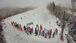 Kamera u nástupu na vlek svah A