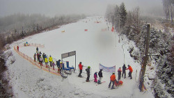 Kamera u nástupu na vlek svah A