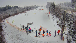 Kamera u nástupu na vlek svah A