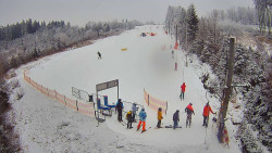 Kamera u nástupu na vlek svah A