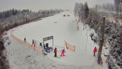 Kamera u nástupu na vlek svah A