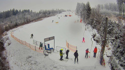 Kamera u nástupu na vlek svah A