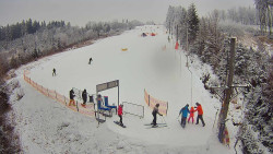 Kamera u nástupu na vlek svah A