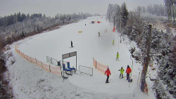 Kamera u nástupu na vlek svah A