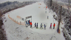 Kamera u nástupu na vlek svah A