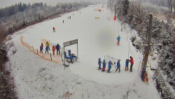 Kamera u nástupu na vlek svah A