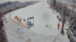 Kamera u nástupu na vlek svah A