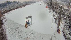 Kamera u nástupu na vlek svah A