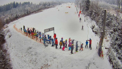 Kamera u nástupu na vlek svah A