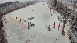 Kamera u nástupu na vlek svah A