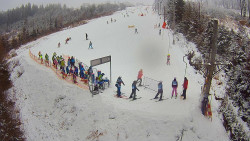 Kamera u nástupu na vlek svah A