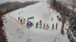 Kamera u nástupu na vlek svah A