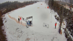 Kamera u nástupu na vlek svah A