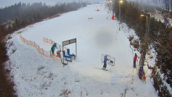 Kamera u nástupu na vlek svah A