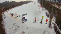 Kamera u nástupu na vlek svah A